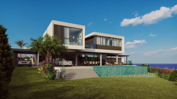 Luxury Homes Overlooking the Endless Blue 
